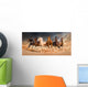 Horse Herd Run Desert Wall Decal