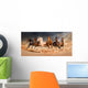 Horse Herd Run Desert Wall Decal