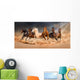 Horse Herd Run Desert Wall Decal
