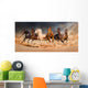Horse Herd Run Desert Wall Decal