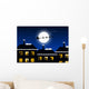 Santa Claus Christmas Night Wall Decal