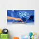 Concept Sending E-mails Wall Decal