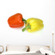 Deux Poivrons Un Orange Wall Decal