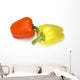 Deux Poivrons Un Orange Wall Decal