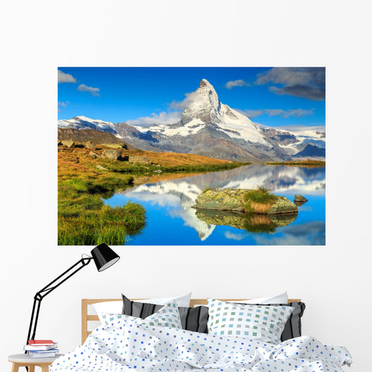 Famous Matterhorn Mountain Peak Wall Decal