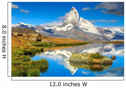 Famous Matterhorn Mountain Peak Wall Decal