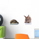 Cute Bunny and Turtle Wall Decal