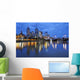 Skyline Melbourne Australia across Wall Decal