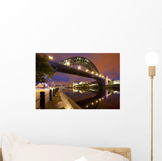 Bridges over River Tyne Wall Decal