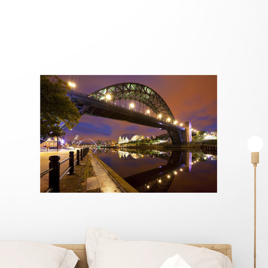 Bridges over River Tyne Wall Decal