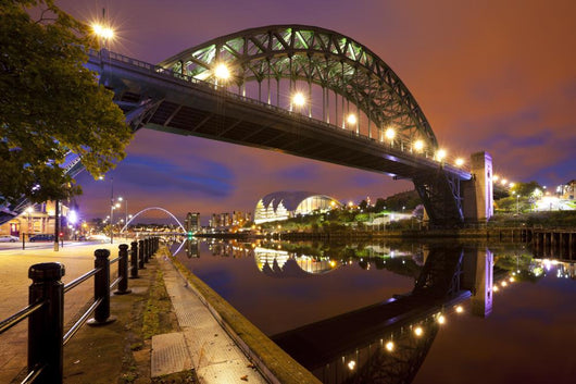 Bridges over River Tyne Wall Decal