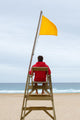Lifeguard Sitting His Chair Wall Decal