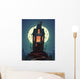 Spooky Hilltop Mansion Halloween Wall Decal