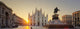 Italian Sunrise Milan Cathedral Wall Decal Panoramic Wall Decal