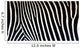 Zebra Texture Wall Decal