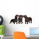Adorable Dachshund Dogs Kissing Wall Decal