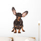 Funny Dachshund Dog Wall Decal