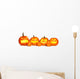 Halloween Jack-o-lantern Pumpkins Wall Decal