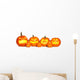Halloween Jack-o-lantern Pumpkins Wall Decal