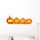 Halloween Jack-o-lantern Pumpkins Wall Decal