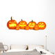 Halloween Jack-o-lantern Pumpkins Wall Decal