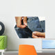 Sewing Jeans Wall Decal