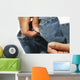 Sewing Jeans Wall Decal
