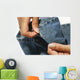 Sewing Jeans Wall Decal