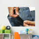 Sewing Jeans Wall Decal