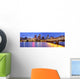 Skyline Portland Oregon Night Wall Decal