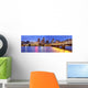 Skyline Portland Oregon Night Wall Decal