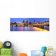 Skyline Portland Oregon Night Wall Decal