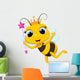 Cute Queen Bee Wall Decal