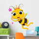 Cute Queen Bee Wall Decal