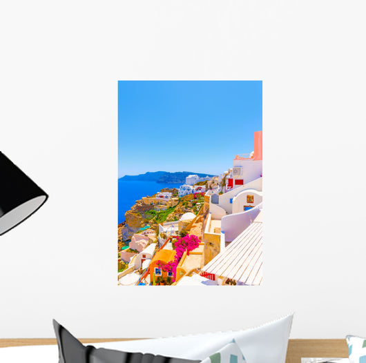 To Sea from Oia Wall Decal