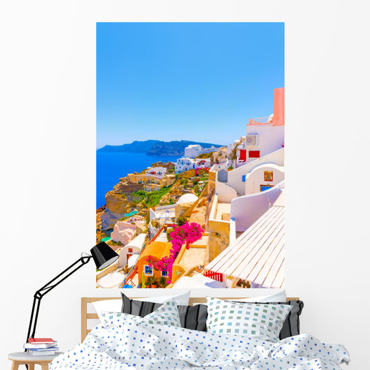 To Sea from Oia Wall Decal