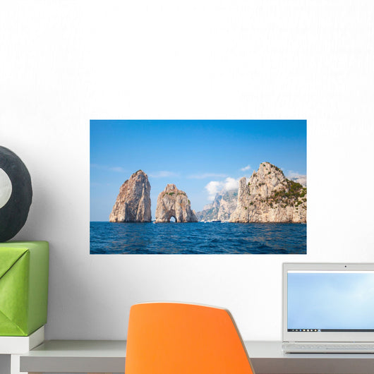 Faraglioni Rocks Capri Island Wall Decal