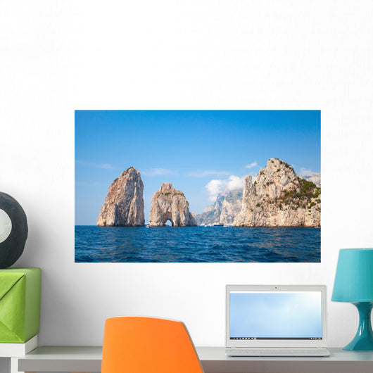 Faraglioni Rocks Capri Island Wall Decal