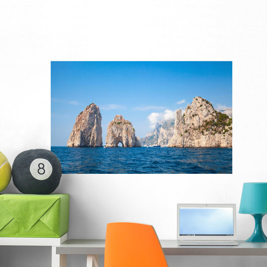 Faraglioni Rocks Capri Island Wall Decal