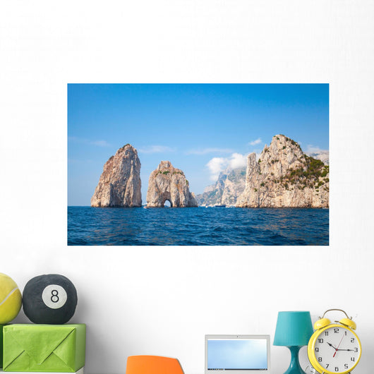 Faraglioni Rocks Capri Island Wall Decal