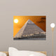 Piramide Kefren Con Sol Wall Decal