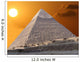 Piramide Kefren Con Sol Wall Decal