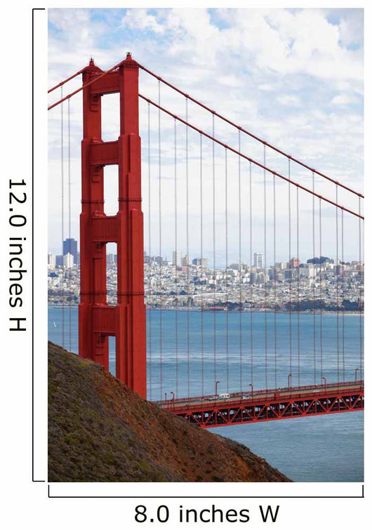 Golden Gate Bridge Wall Decal
