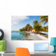 Bungalow Cuba Caribbean Coastline Wall Decal