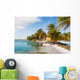 Bungalow Cuba Caribbean Coastline Wall Decal