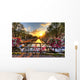 Amsterdam Bicycles Sunrise Wall Decal