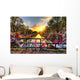 Amsterdam Bicycles Sunrise Wall Decal