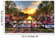 Amsterdam Bicycles Sunrise Wall Decal