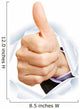 Break through Thumbs up Wall Decal