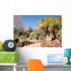 Walkway through Formal Cactus Wall Decal